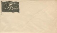 Jolly Roger flag envelope
