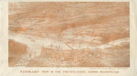 Panoramic view of fortifications around Washington, D.C. envelope