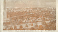 Panorama of Washington D.C. with Washington Monument envelope