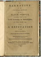 Narrative of the Proceedings of the Black People.