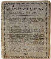 For the Young Ladies' Academy