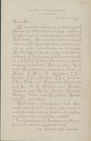 The American News Company, 119 & 121 Nassau Street, New York, Aug. 10th, 1867.