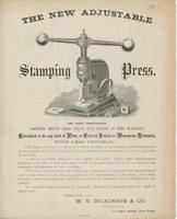 The new adjustable stamping press.