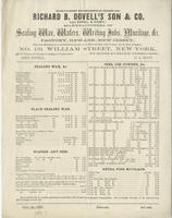 Richard B. Dovell's Son & Co. (late Dovell & Easey,) manufacturers of sealing wax, wafers, writing inks, mucilage, &c.