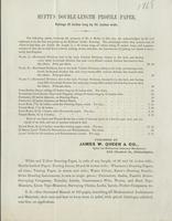 Hufty's double-length profile paper, rulings 42 inches long by 14 1/2 inches wide.