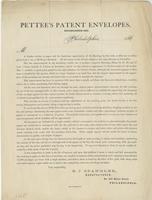 Pettee's patent envelopes.