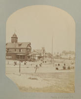 State buildings, Massachusetts in foreground.