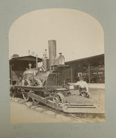The first locomotive.