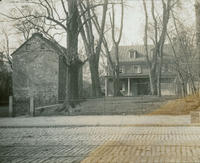 5140 Main St. Occupied by Gilbert Stuart 1794-5. Studio in rear.