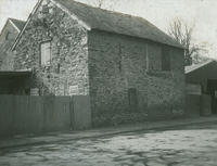Dr. Bensel's old barn, School Lane, rear of Saving Fund.