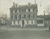Blair House, 6043 Main St. First 3 story house, 1775. In 1851 owned by Charlotte Cushman the actress.