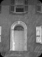 Doorway of 6347 Main St. Keyser-Rodney House.