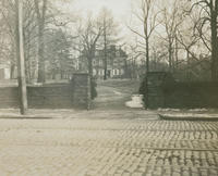 Main St. entrance to Chew House, Main & Johnson St.