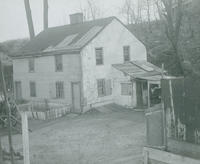 Old building, Fisher's Hollow, used as a powder mill during Revolution.