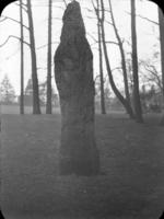 Old stone monument to Continental soldiers buried inside gateway to Chas. Wharton's place, Old York Road below Chelten Ave.