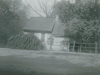 Birthplace of David Rittenhouse, born 1732. On Lincoln Drive, Germantown. 