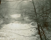 On the Wissahickon, just above Kitchen's Lane, where the Dunkards baptized in 1719.