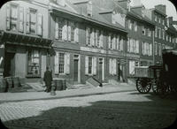 Old houses, N. side of Locust near 5th St.