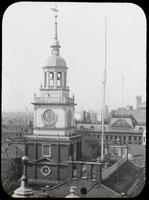 Clock tower of Independence Hall, Philada. 