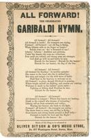 ALL FORWARD! THE CELEBRATED GARIBALDI HYMN.