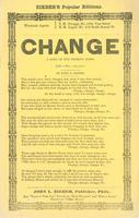CHANGE OF SONG OF THE PRESENT TIMES.