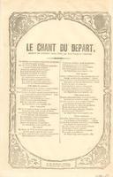 LE CHANT DU DEPART.
