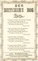 DER DEITCHER'S DOG.