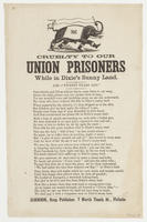 DIXIE'S SUNNY LAND OR, THE CRUELTY TO OUR UNION PRISONERS.