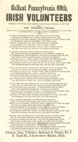 GALLANT PENNSYLVANIA 69TH, IRISH VOLUN- TEERS
