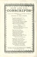 HOW ARE YOU, CONSCRIPTS?