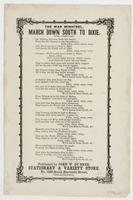 MARCH DOWN SOUTH TO DIXIE.