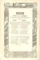 MOURIR POUR LA PATRIE!