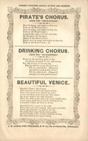 PIRATE'S CHORUS. FROM THE 
