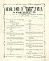 THE REBEL RAID IN PENNSYLVANIA, OR THAT'S JUST SO.
