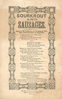 SOURKROUT AND SAUSAGES.