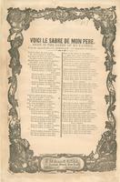 VOICI LE SABRE DE MON PERE. HERE IS THE SABRE OF MY FATHER.