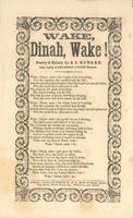 WAKE, DINAH, WAKE!