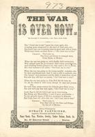 THE WAR IS OVER NOW.