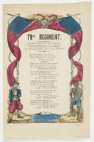 WAR SONG FOR THE 79TH REGIMENT.