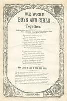 WE WERE BOYS AND GIRLS TOGETHER.