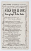 WHACK ROW DE DOW; OR, HUNKEY BOY IS YANKEE DOODLE.