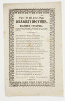 YOUR BLESSING DEAREST MOTHER, OR THE SOLDIER'S FAREWELL.