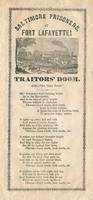 BALTIMORE PRISONERS, AT FORT LAFAYETTE! TRAITORS' DOOM.
