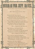 HURRAH FOR JEFF. DAVIS.