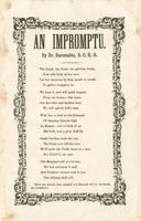 AN IMPROMPTU.
