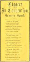 NIGGERS IN CONVENTION. SUMNER'S SPEECH.
