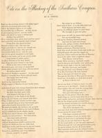 ODE ON THE MEETING OF THE SOUTHERN CONGRESS.