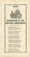 RECOGNITION OF THE SOUTHERN CONFEDERACY.