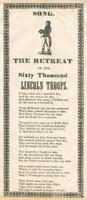 THE RETREAT OF THE SIXTY THOUSAND LINCOLN TROOPS.