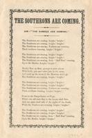 THE SOUTHRONS ARE COMING.